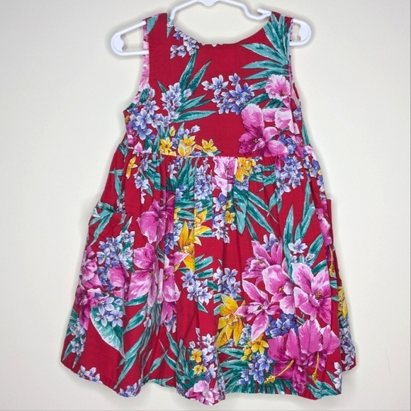 Vintage Kokomo Kids Floral Hawaiian Dress 3T - Picture 2 of 5